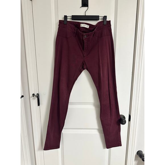 π· Abercrombie & Fitch Skinny Jeans β Wine | Size 10 | 30x29 π· - Picture 1 of 5